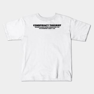 Conspiracy Theorist Kids T-Shirt